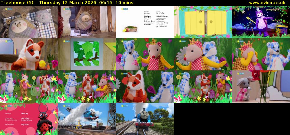 Treehouse (5) Thursday 12 March 2026 06:15 - 06:25