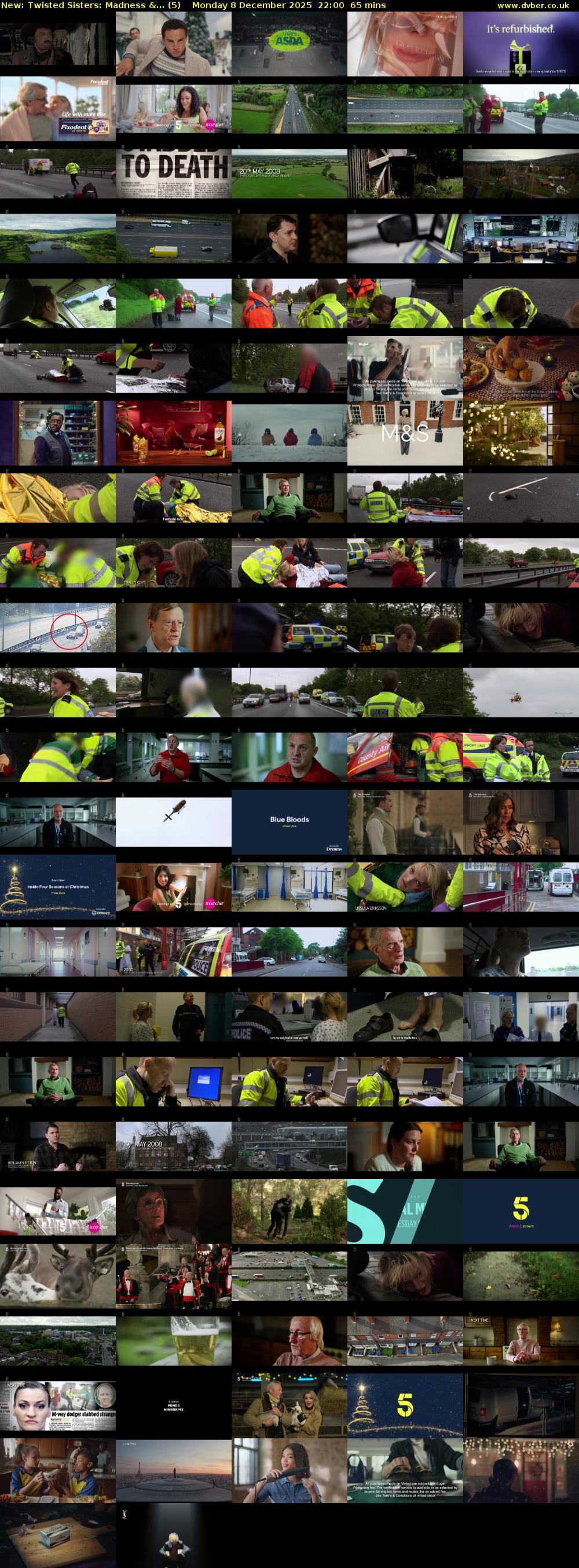 Twisted Sisters: Madness &... (5) Monday 8 December 2025 22:00 - 23:05