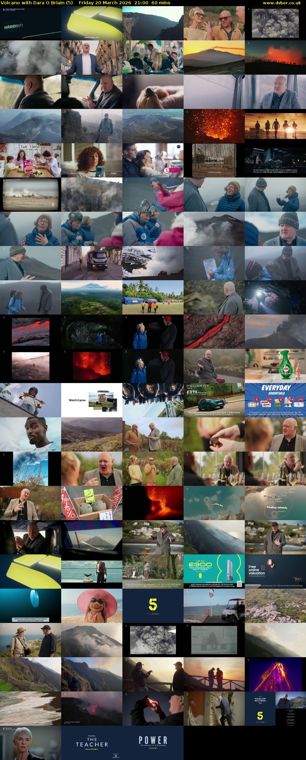 Volcano with Dara O Briain (5) Friday 20 March 2026 21:00 - 22:00