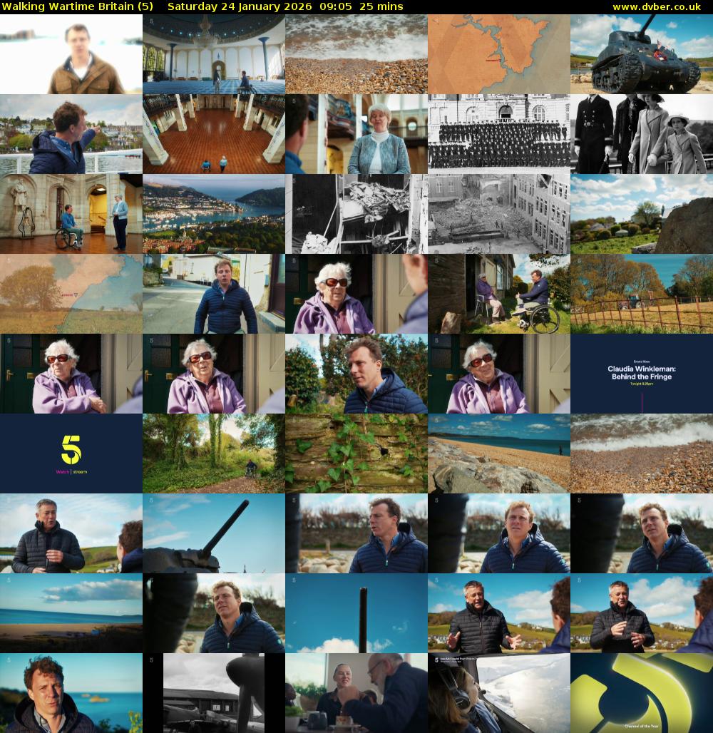 Walking Wartime Britain (5) Saturday 24 January 2026 09:05 - 09:30