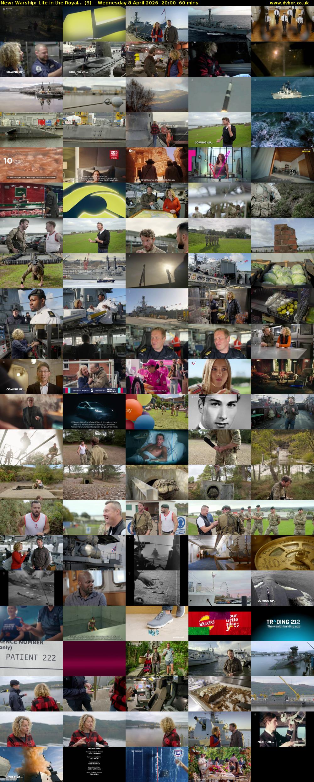Warship: Life in the Royal... (5) Wednesday 8 April 2026 20:00 - 21:00