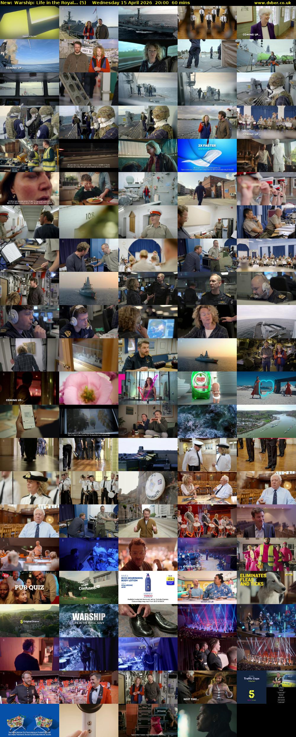 Warship: Life in the Royal... (5) Wednesday 15 April 2026 20:00 - 21:00