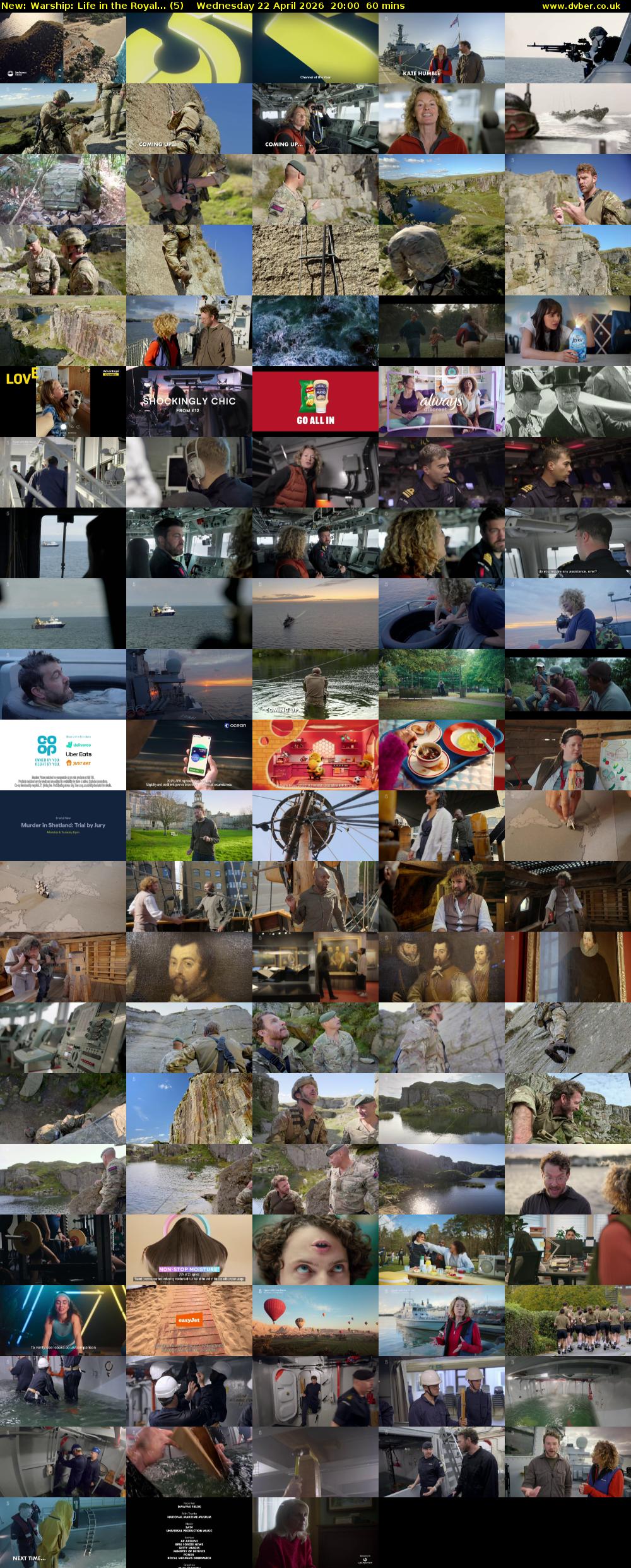 Warship: Life in the Royal... (5) Wednesday 22 April 2026 20:00 - 21:00