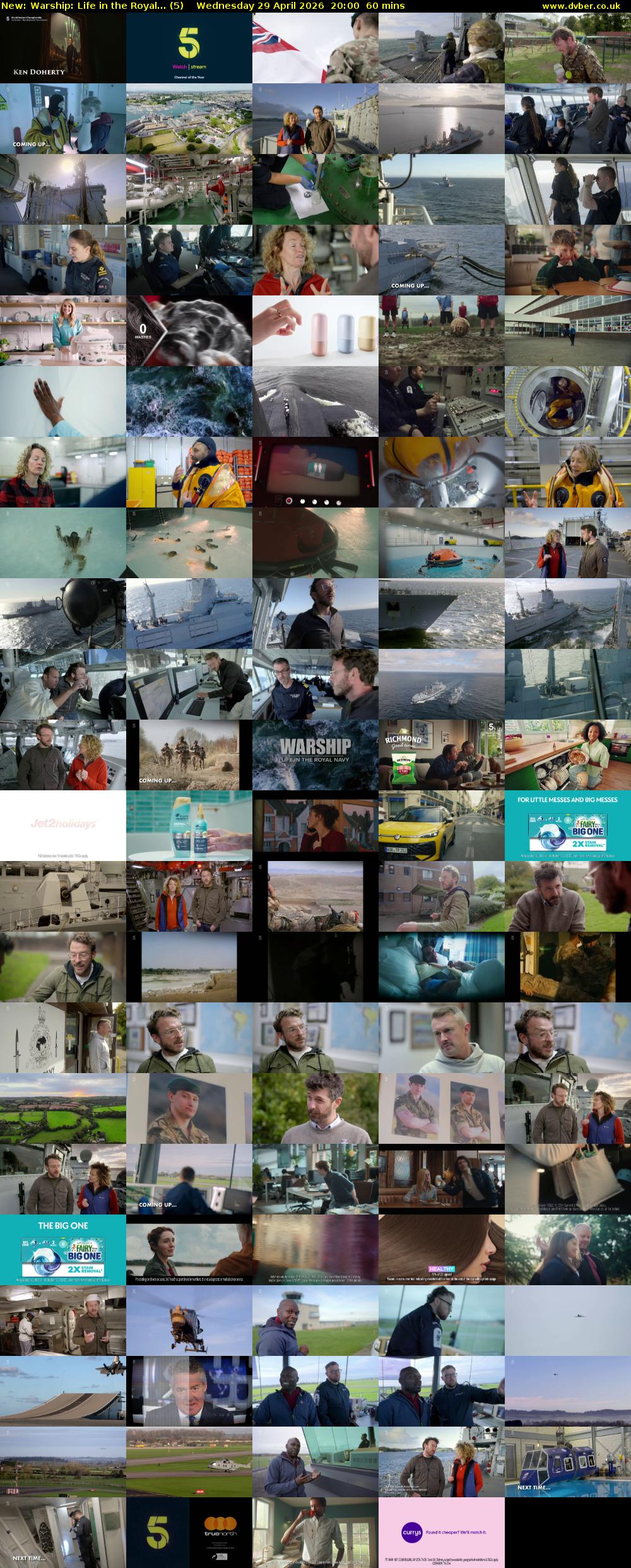 Warship: Life in the Royal... (5) Wednesday 29 April 2026 20:00 - 21:00