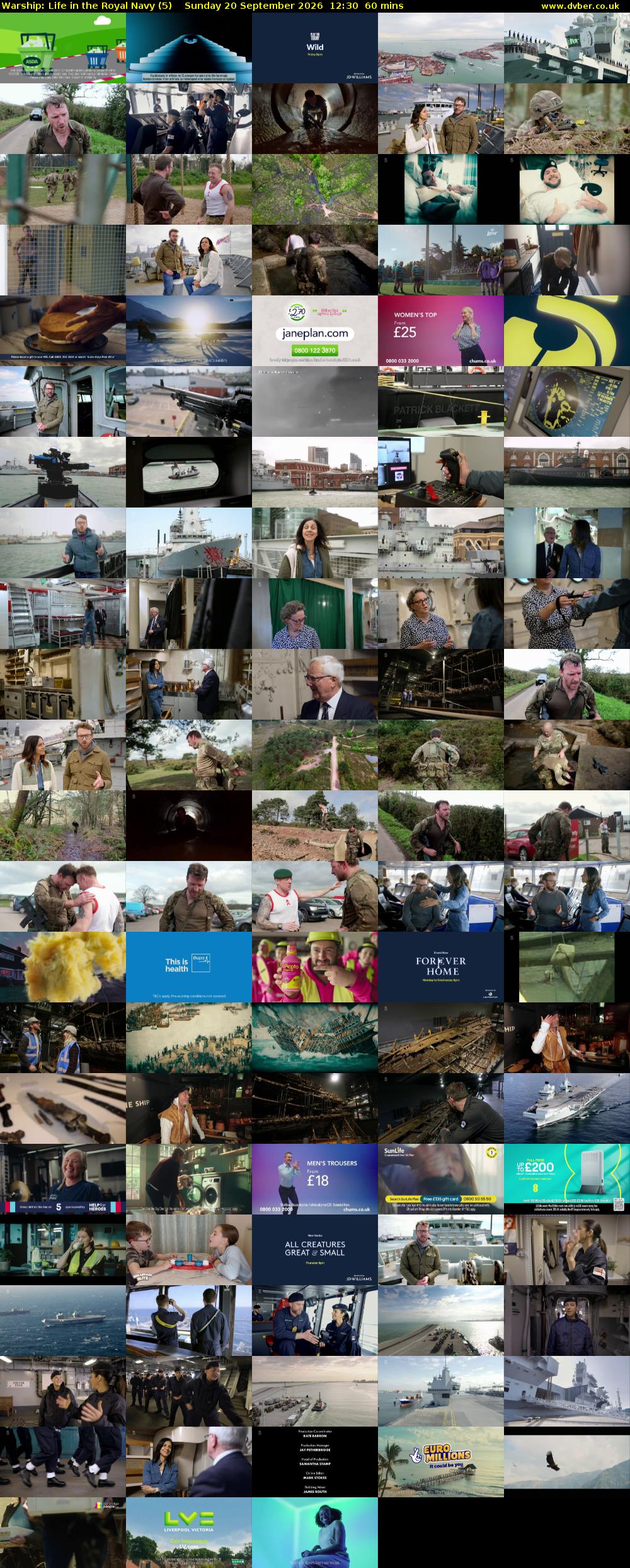 Warship: Life in the Royal Navy (5) Sunday 20 September 2026 12:30 - 13:30