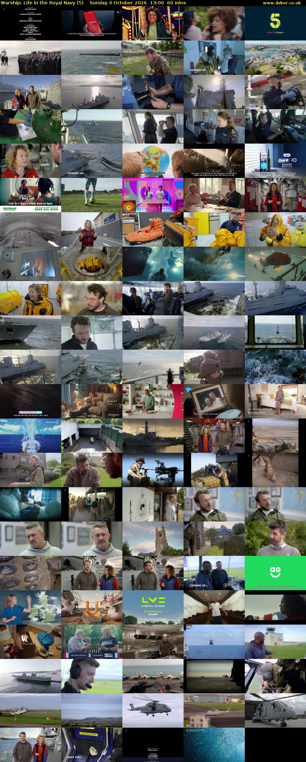 Warship: Life in the Royal Navy (5) Sunday 4 October 2026 13:00 - 14:00