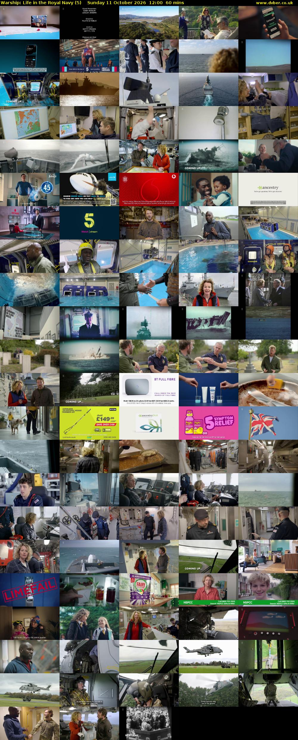 Warship: Life in the Royal Navy (5) Sunday 11 October 2026 12:00 - 13:00