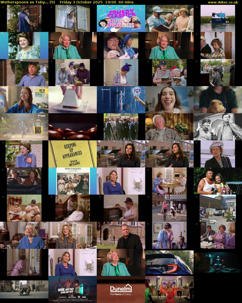 Wetherspoons vs Toby... (5) Friday 3 October 2025 19:00 - 20:00