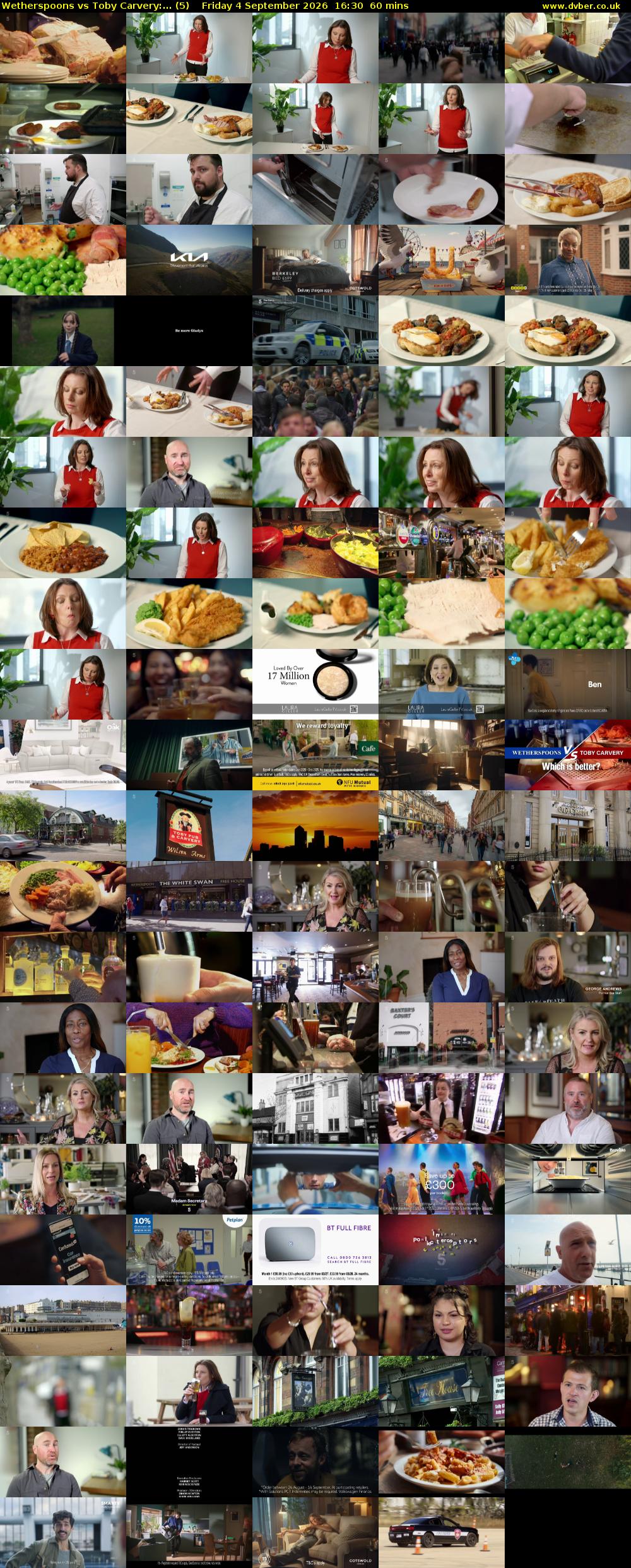 Wetherspoons vs Toby Carvery:... (5) Friday 4 September 2026 16:30 - 17:30