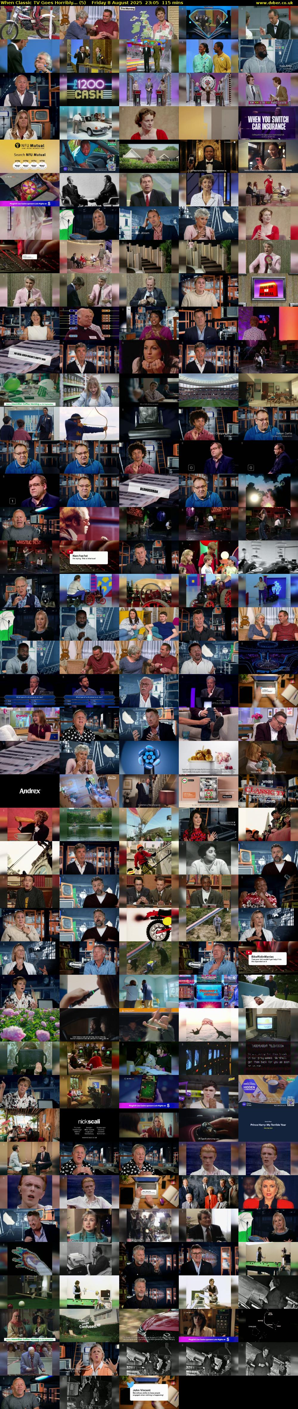 When Classic TV Goes Horribly... (5) Friday 8 August 2025 23:05 - 01:00