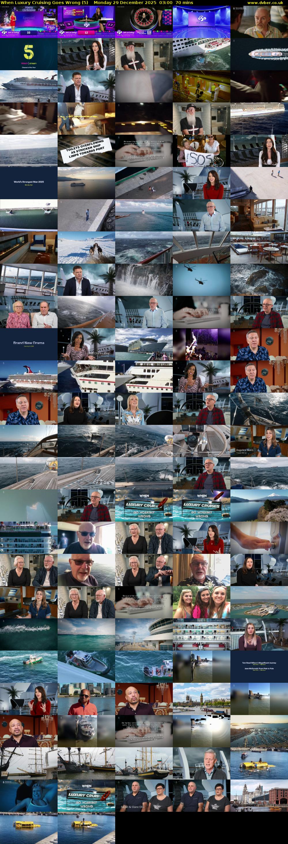 When Luxury Cruising Goes Wrong (5) Monday 29 December 2025 03:00 - 04:10