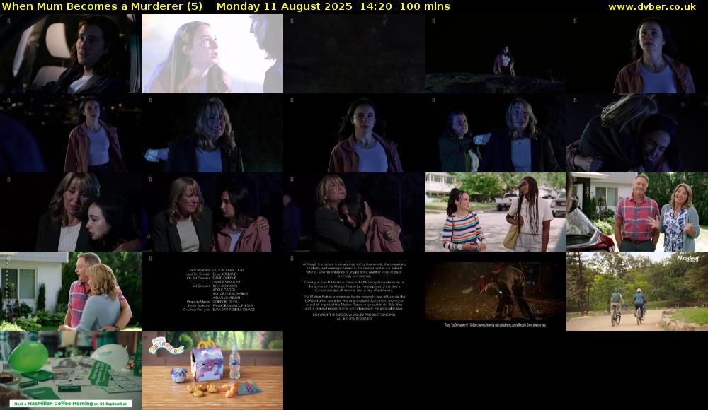 When Mum Becomes a Murderer (5) Monday 11 August 2025 14:20 - 16:00