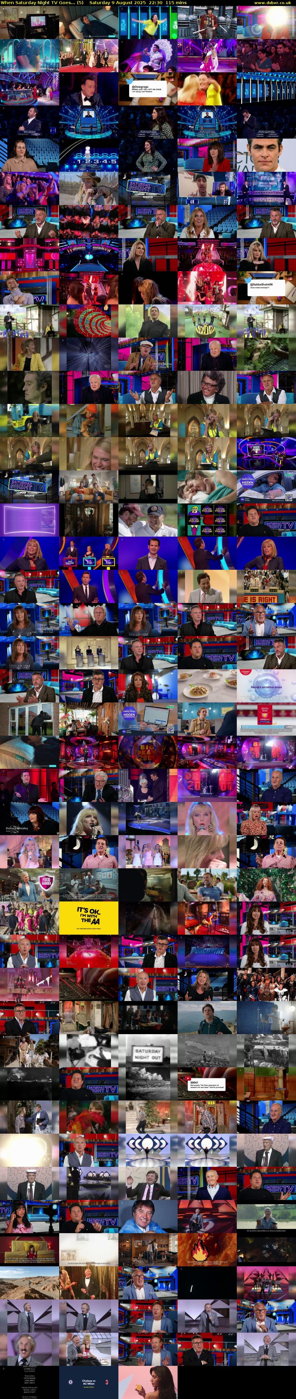 When Saturday Night TV Goes... (5) Saturday 9 August 2025 22:30 - 00:25