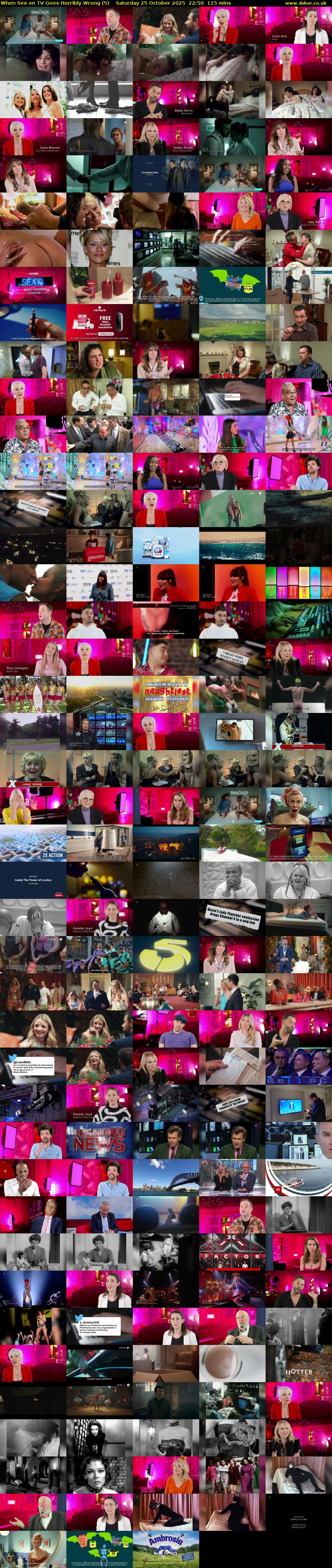 When Sex on TV Goes Horribly Wrong (5) Saturday 25 October 2025 22:50 - 00:45