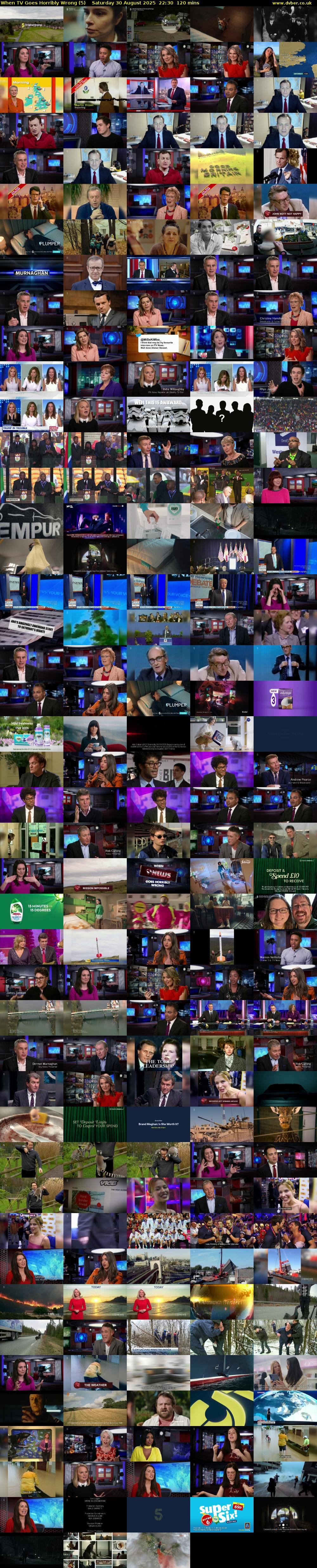 When TV Goes Horribly Wrong (5) Saturday 30 August 2025 22:30 - 00:30
