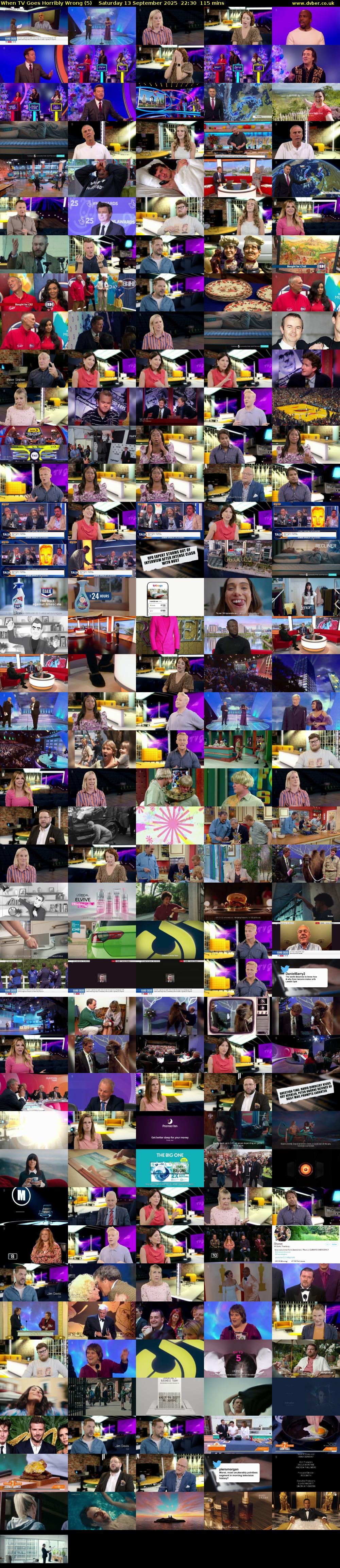 When TV Goes Horribly Wrong (5) Saturday 13 September 2025 22:30 - 00:25