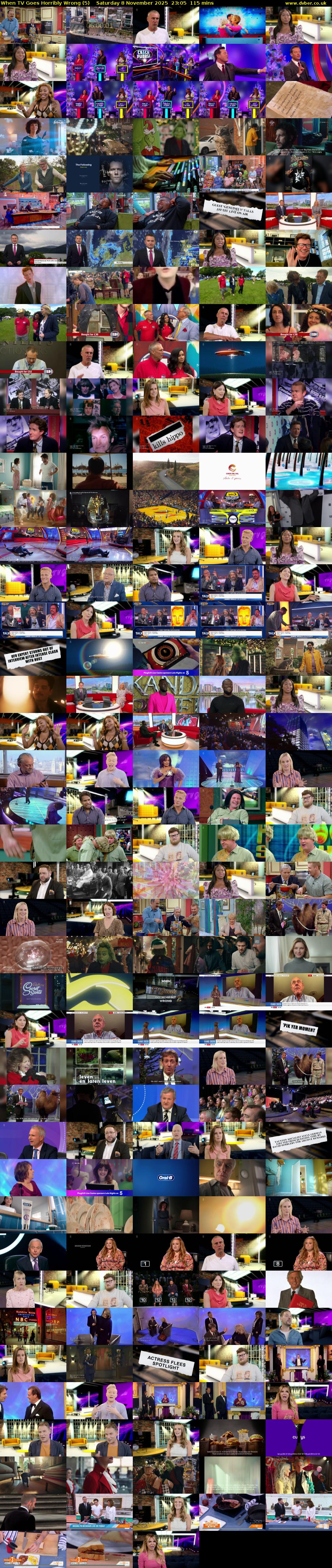 When TV Goes Horribly Wrong (5) Saturday 8 November 2025 23:05 - 01:00