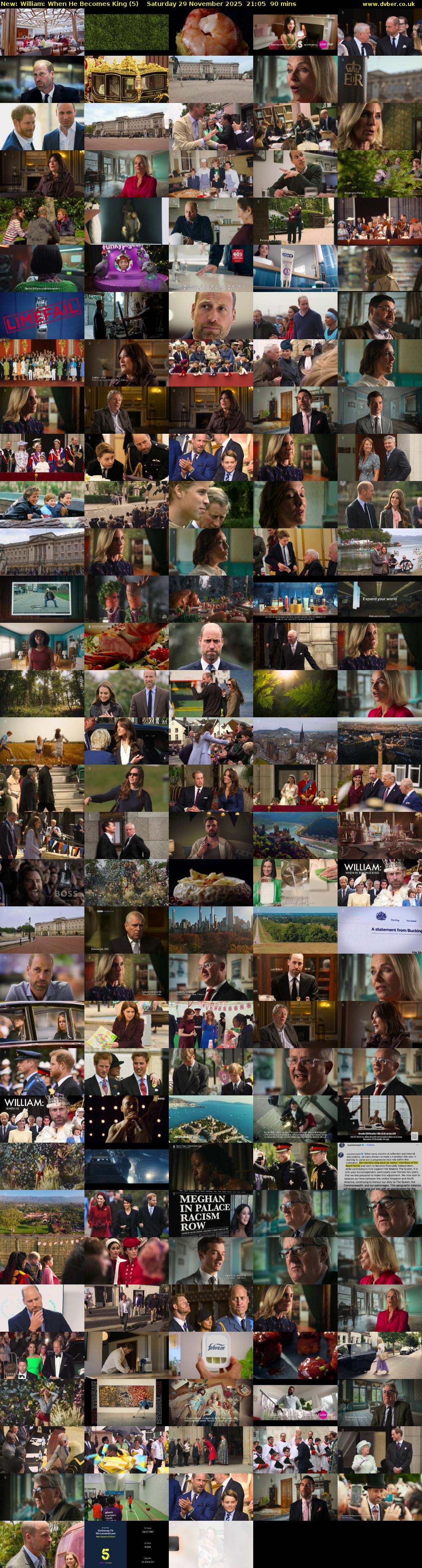 William: When He Becomes King (5) Saturday 29 November 2025 21:05 - 22:35