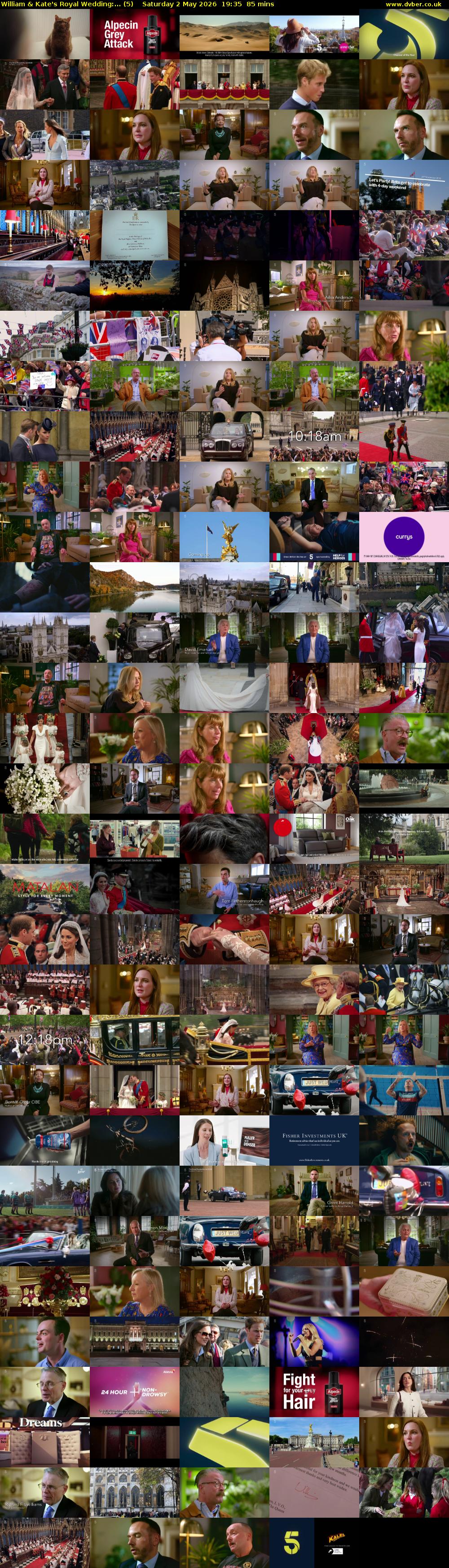 William & Kate's Royal Wedding:... (5) Saturday 2 May 2026 19:35 - 21:00