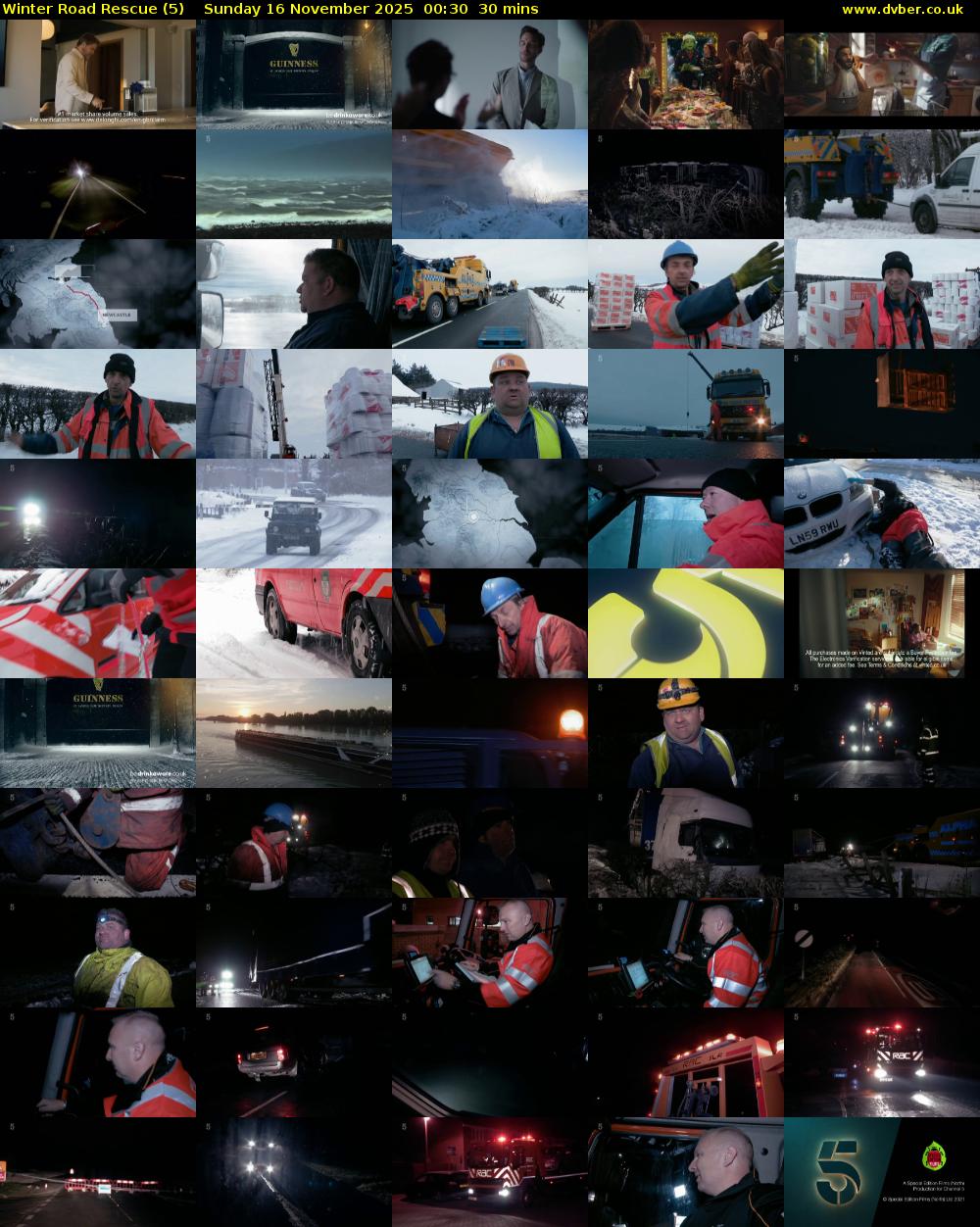 Winter Road Rescue (5) Sunday 16 November 2025 00:30 - 01:00
