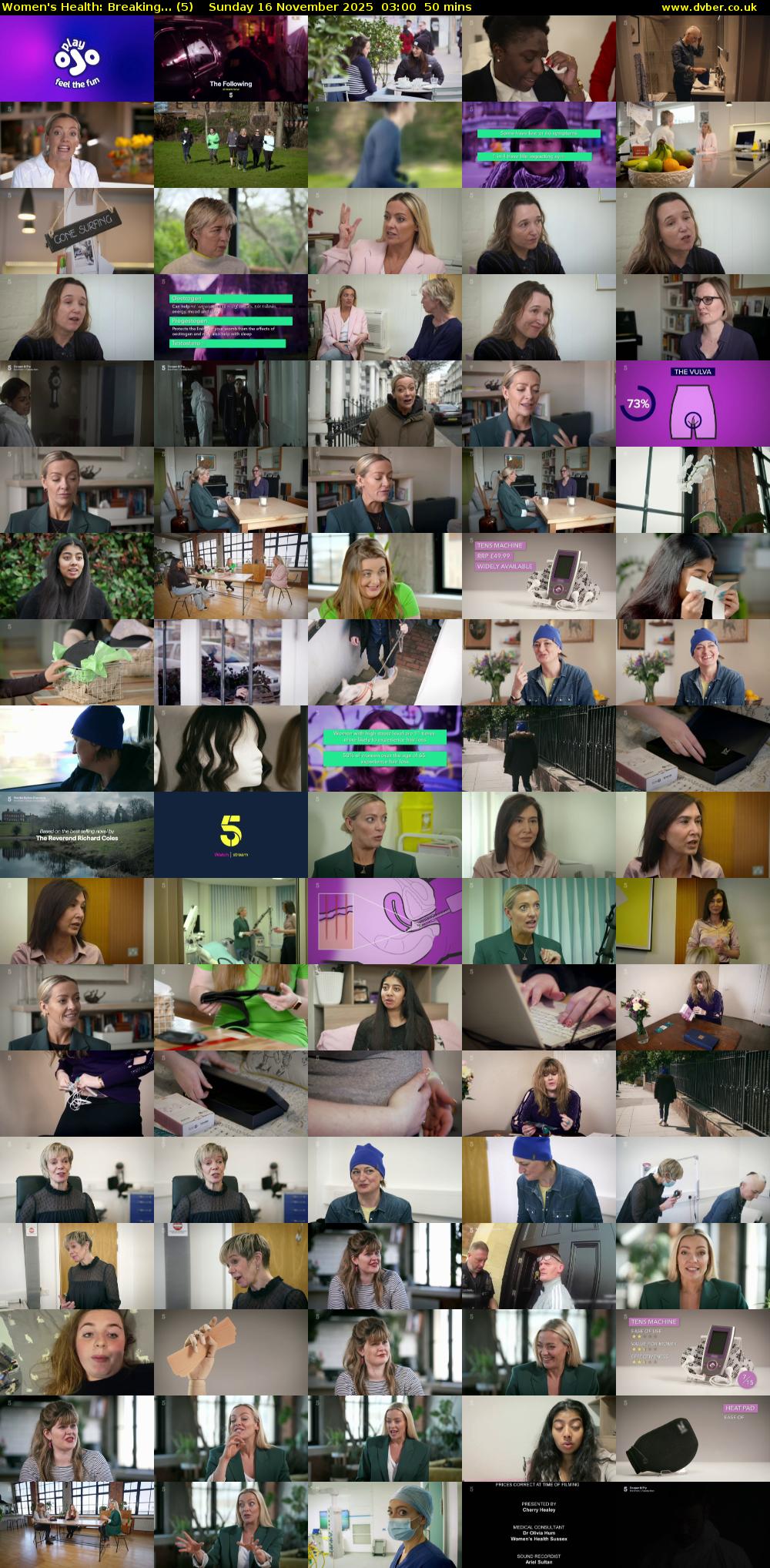 Women's Health: Breaking... (5) Sunday 16 November 2025 03:00 - 03:50