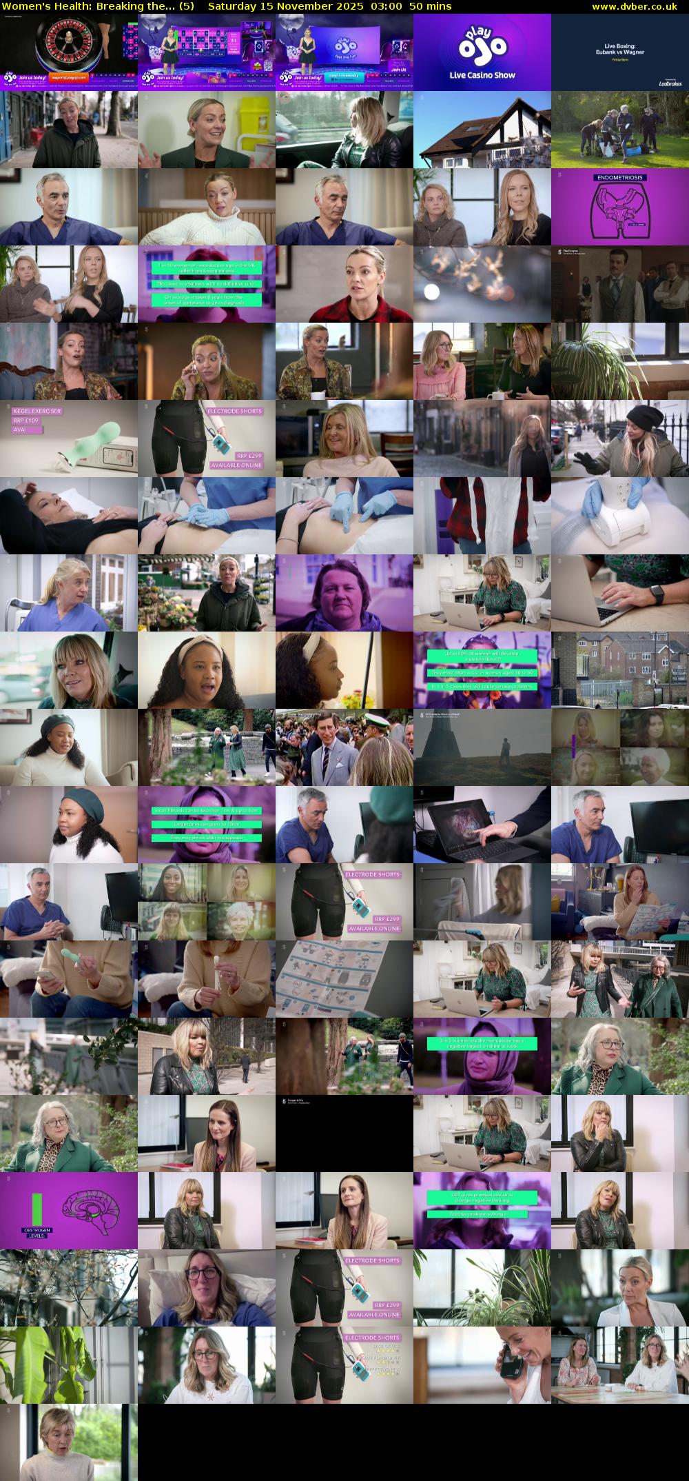 Women's Health: Breaking the... (5) Saturday 15 November 2025 03:00 - 03:50