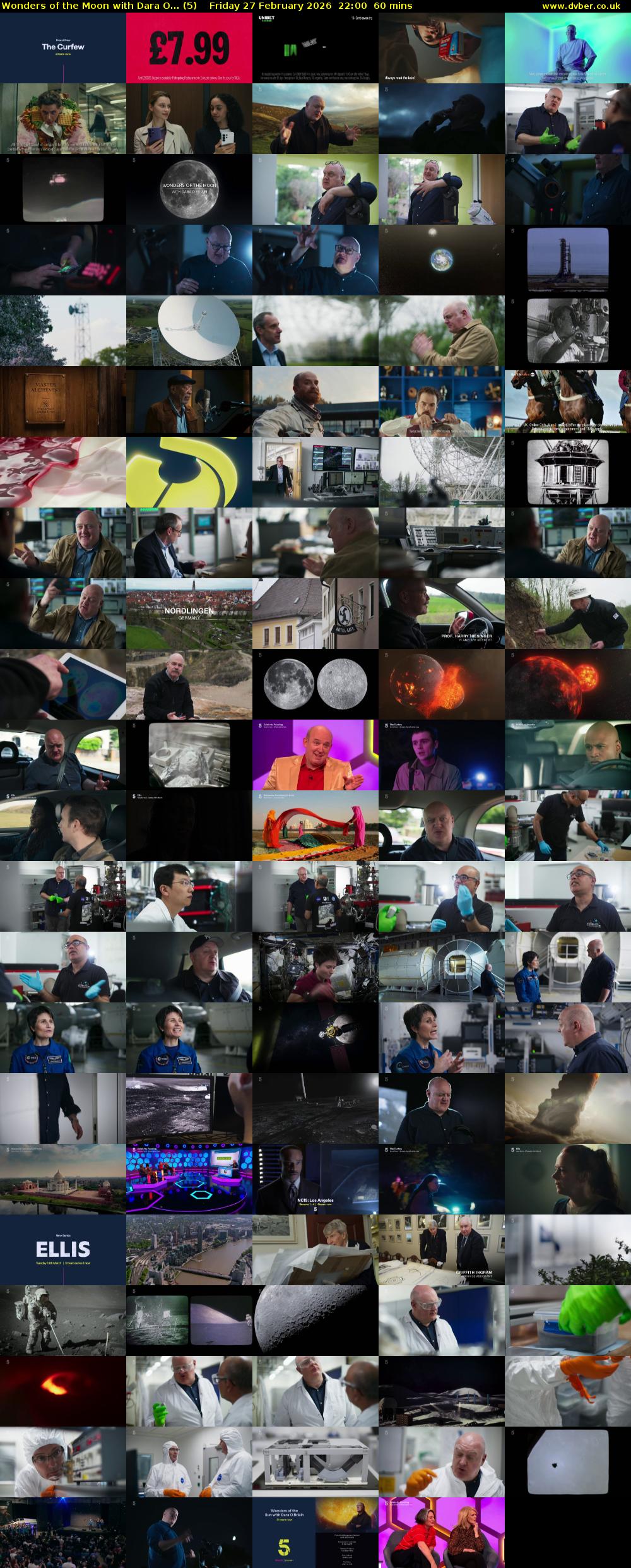 Wonders of the Moon with Dara O... (5) Friday 27 February 2026 22:00 - 23:00