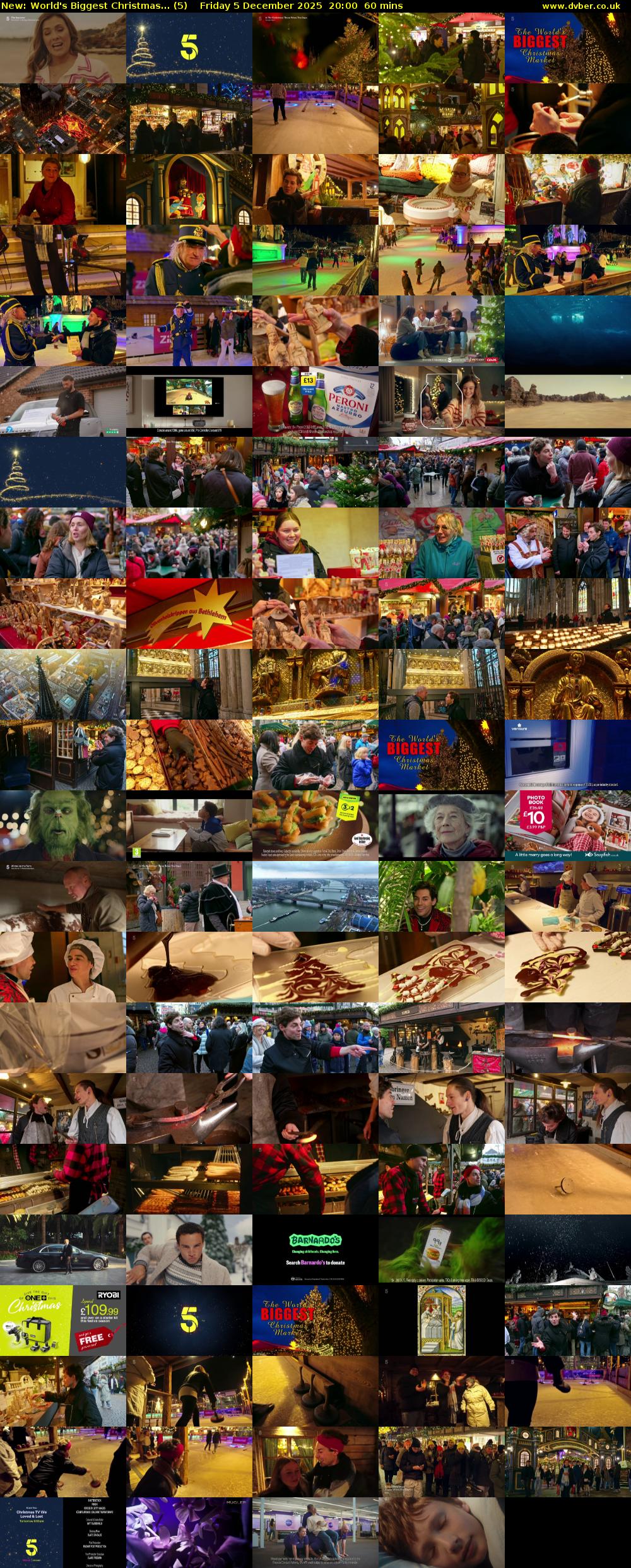 World's Biggest Christmas... (5) Friday 5 December 2025 20:00 - 21:00