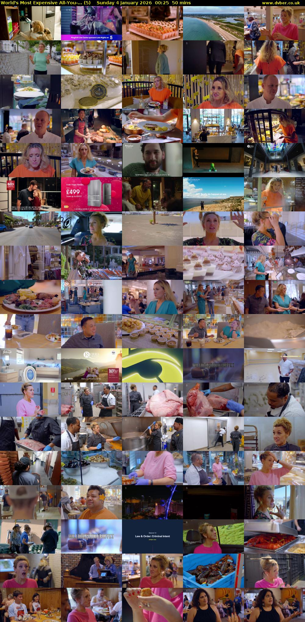 World's Most Expensive All-You-... (5) Sunday 4 January 2026 00:25 - 01:15