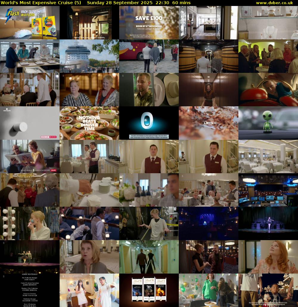 World's Most Expensive Cruise (5) Sunday 28 September 2025 22:30 - 23:30