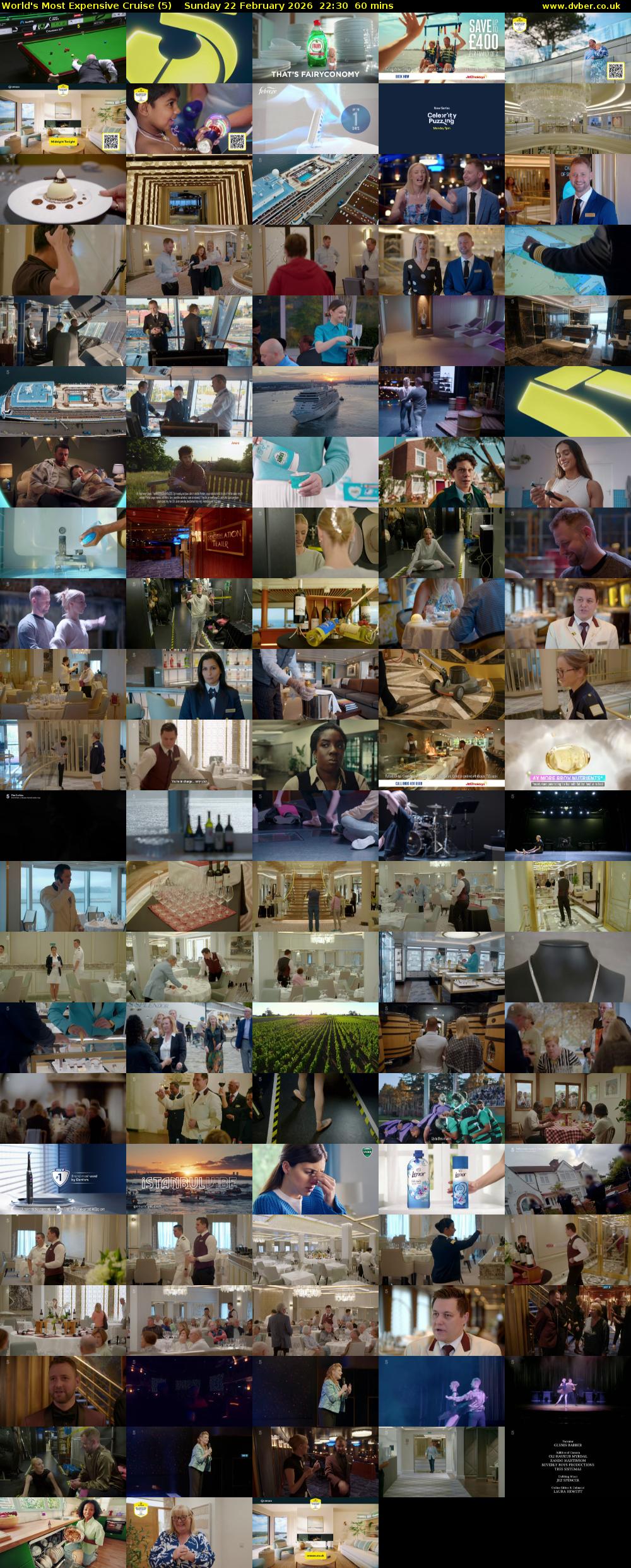 World's Most Expensive Cruise (5) Sunday 22 February 2026 22:30 - 23:30