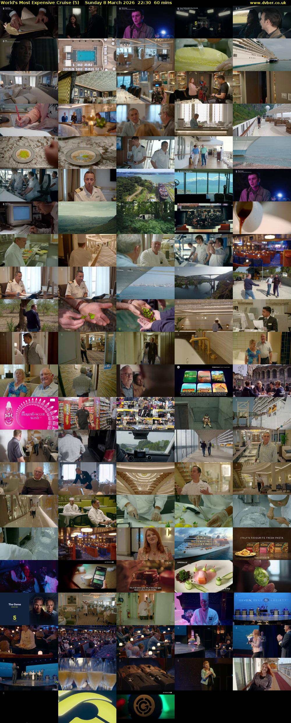 World's Most Expensive Cruise (5) Sunday 8 March 2026 22:30 - 23:30