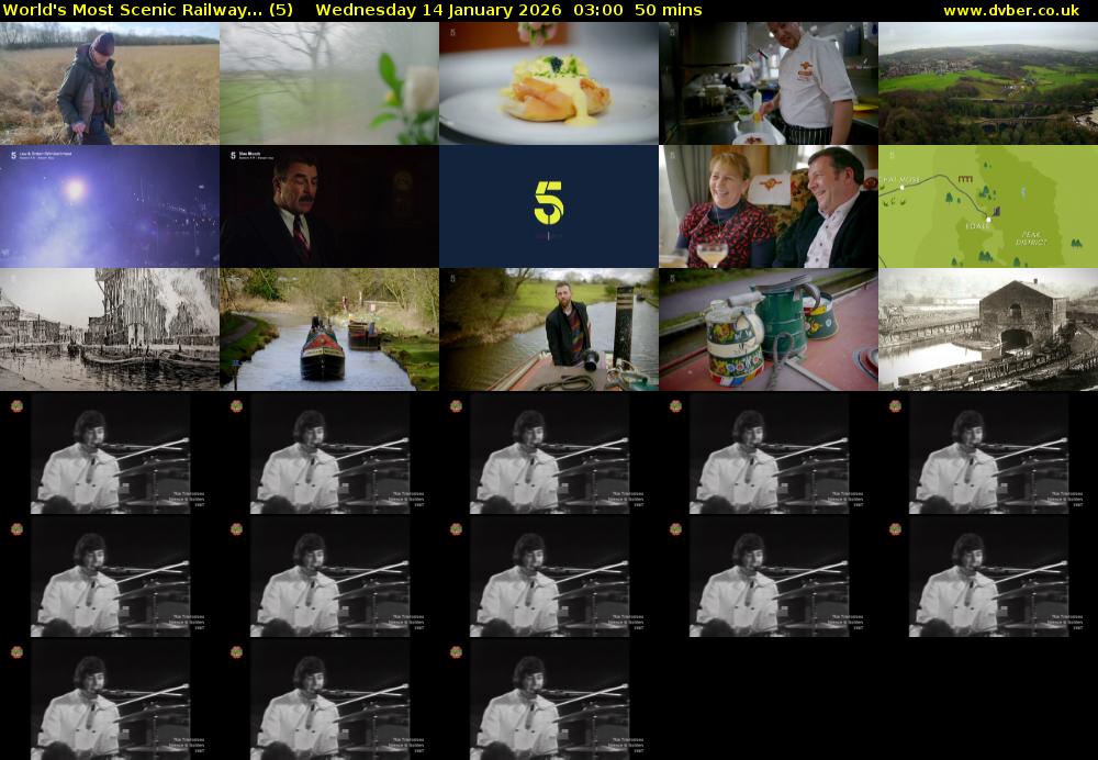 World's Most Scenic Railway... (5) Wednesday 14 January 2026 03:00 - 03:50