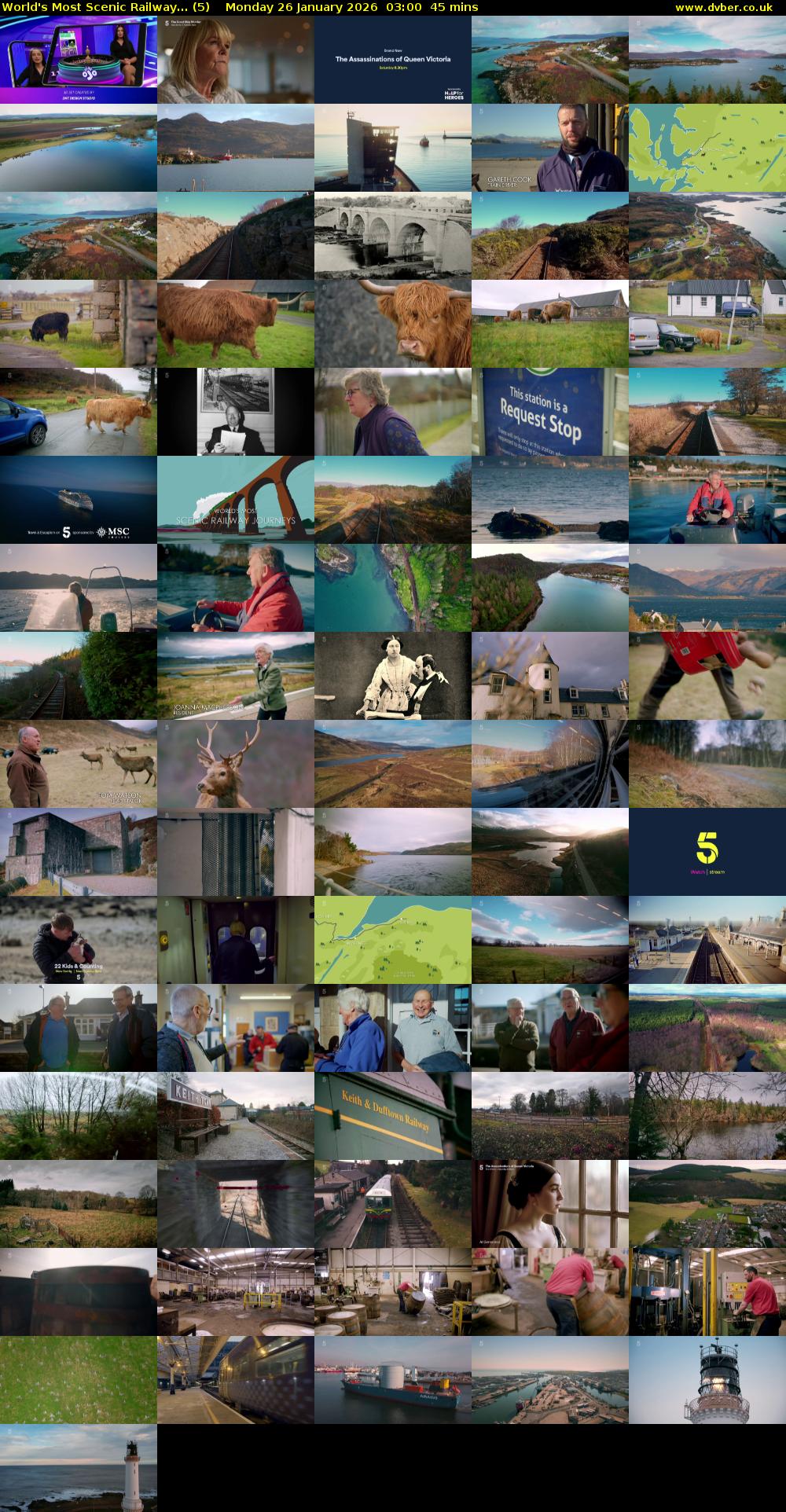 World's Most Scenic Railway... (5) Monday 26 January 2026 03:00 - 03:45