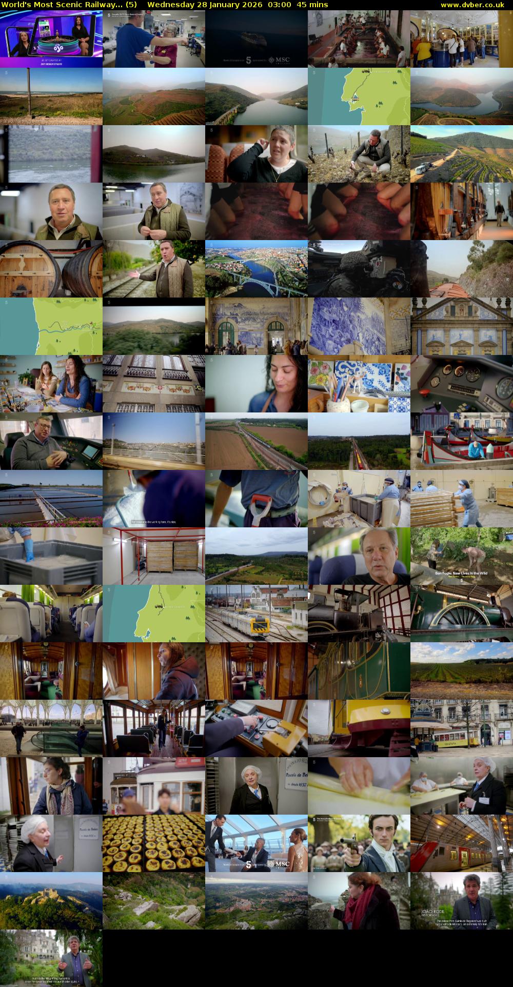 World's Most Scenic Railway... (5) Wednesday 28 January 2026 03:00 - 03:45