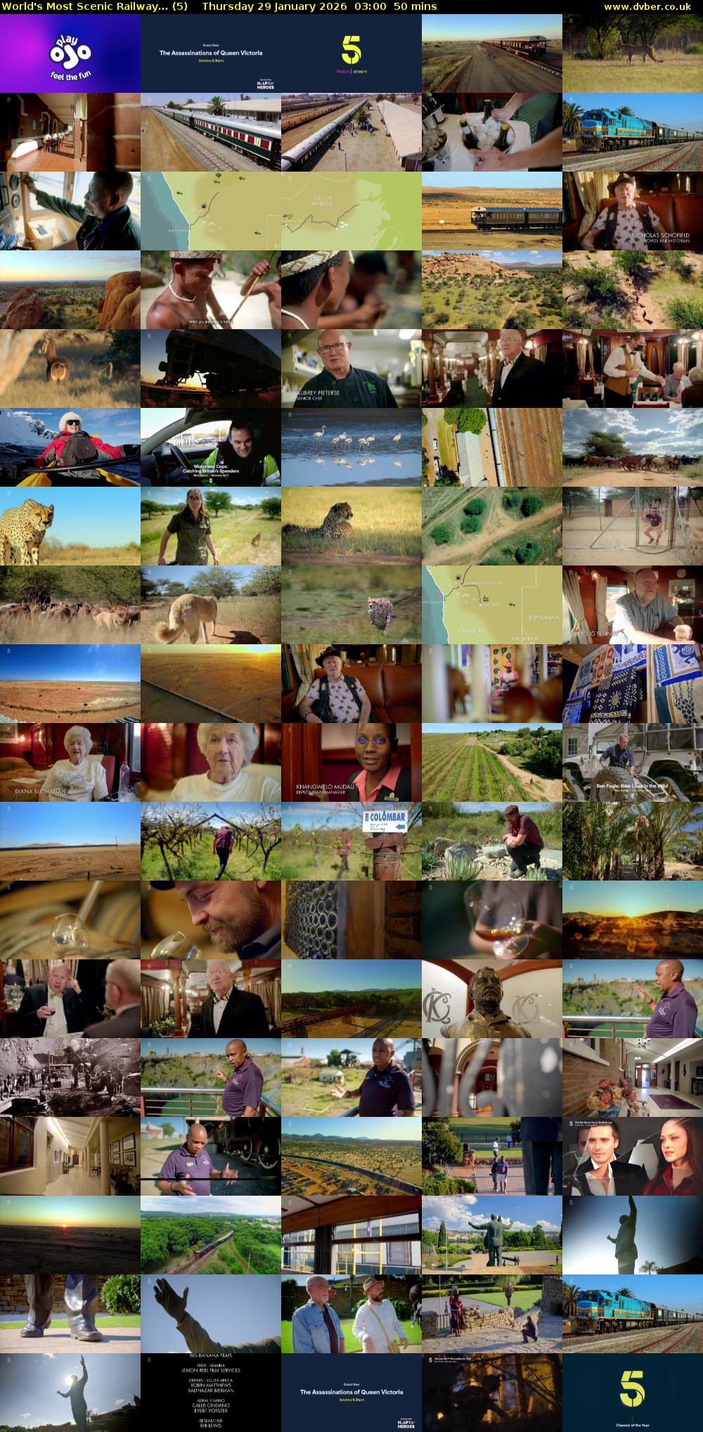 World's Most Scenic Railway... (5) Thursday 29 January 2026 03:00 - 03:50