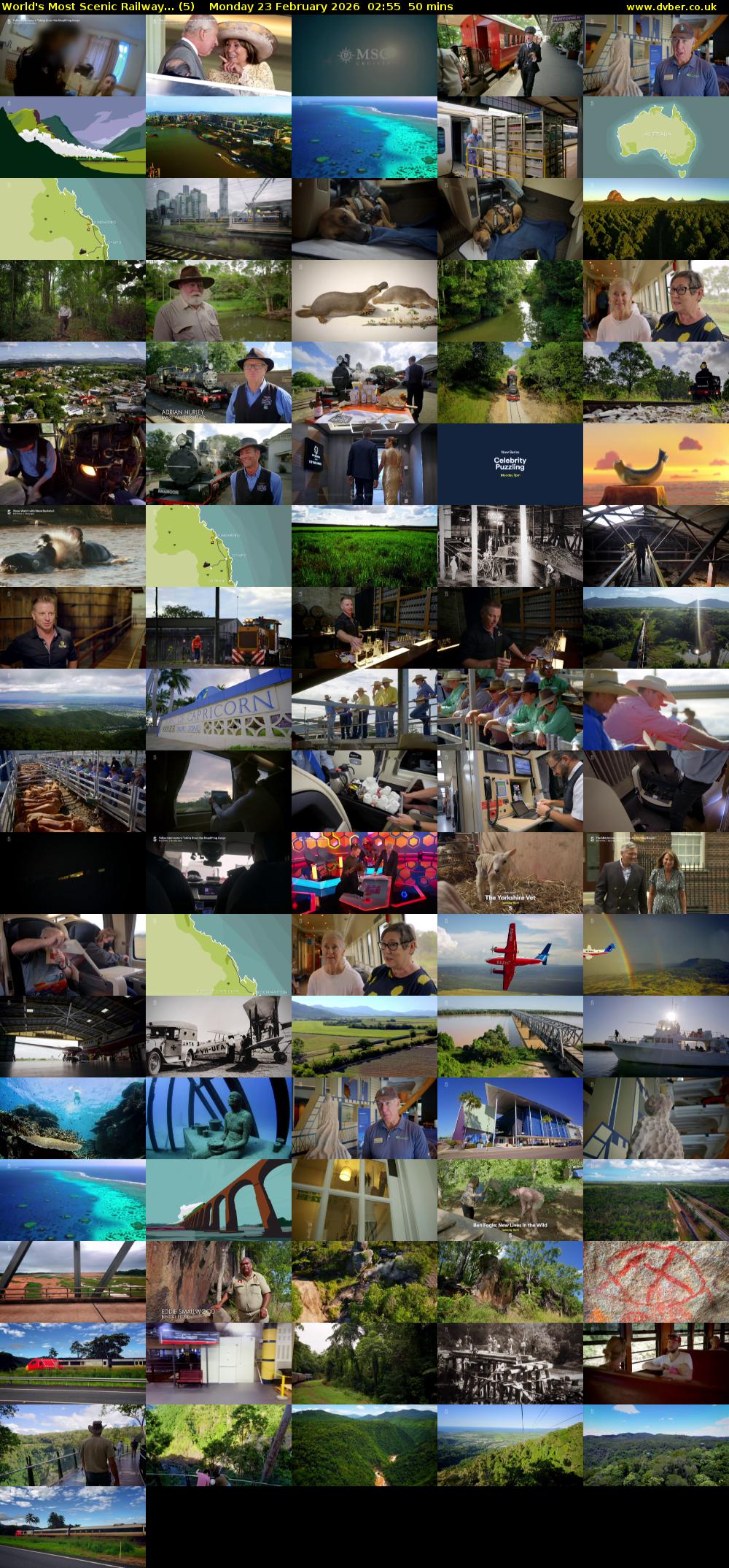 World's Most Scenic Railway... (5) Monday 23 February 2026 02:55 - 03:45