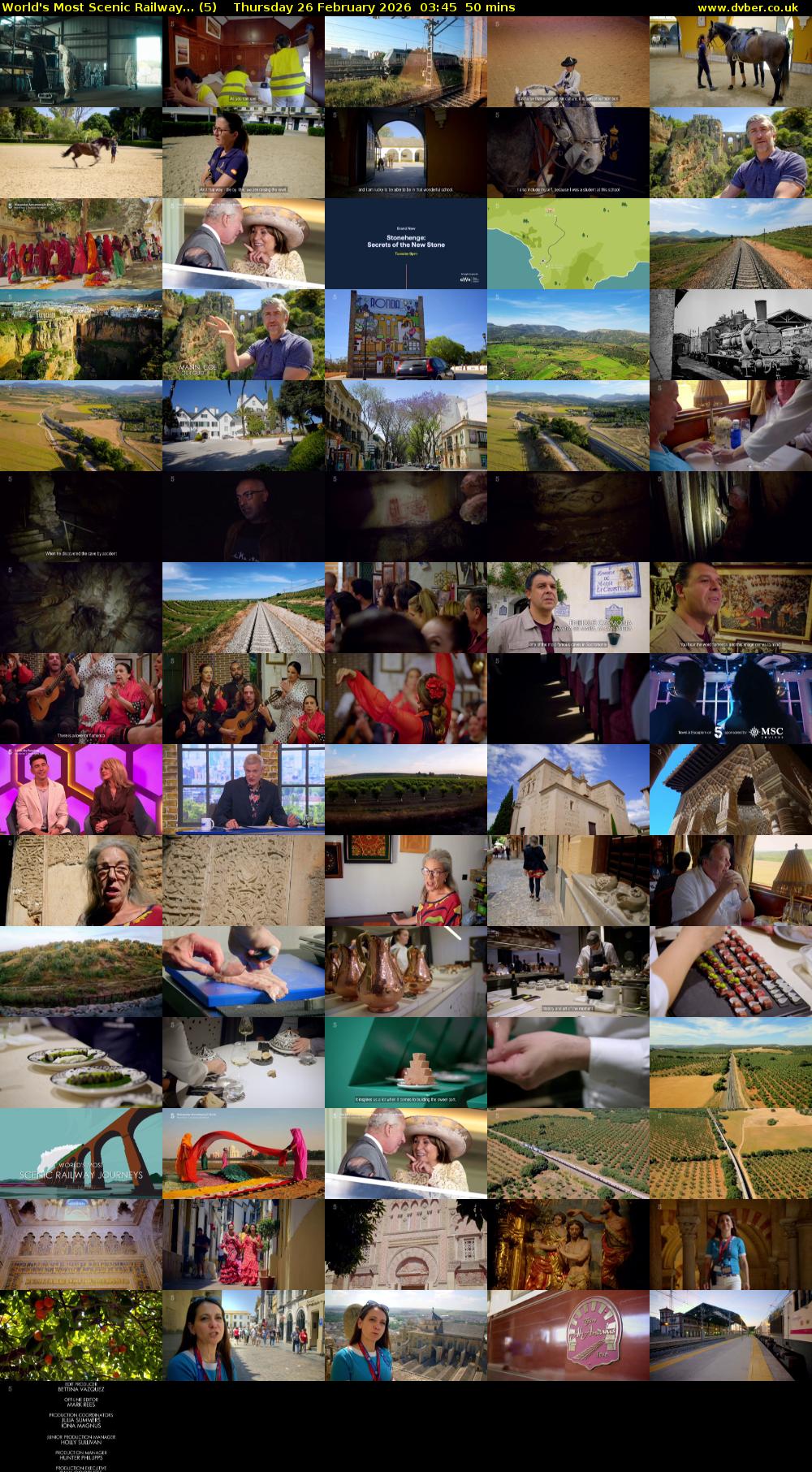 World's Most Scenic Railway... (5) Thursday 26 February 2026 03:45 - 04:35