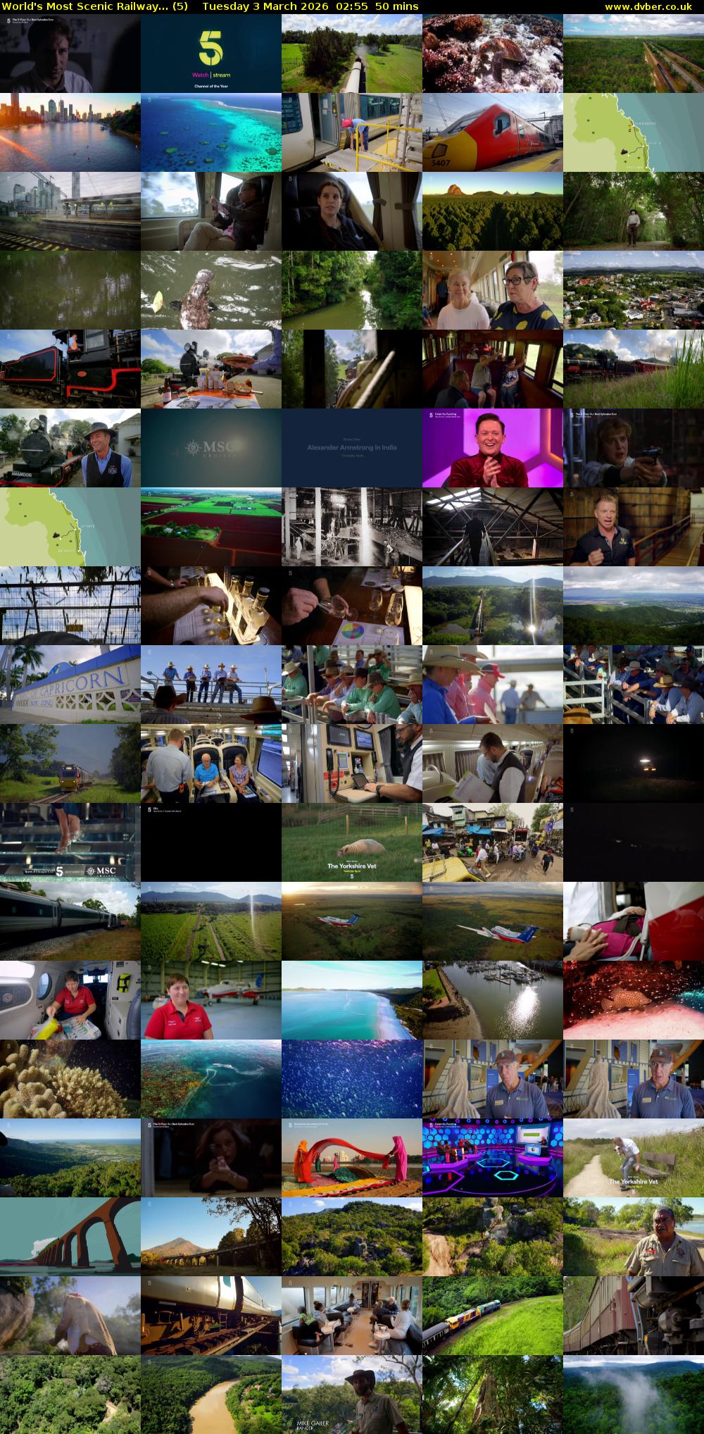 World's Most Scenic Railway... (5) Tuesday 3 March 2026 02:55 - 03:45