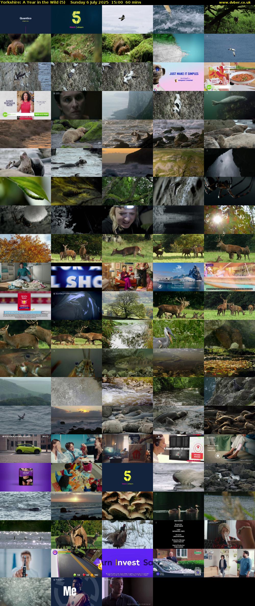 Yorkshire: A Year in the Wild (5) Sunday 6 July 2025 15:00 - 16:00