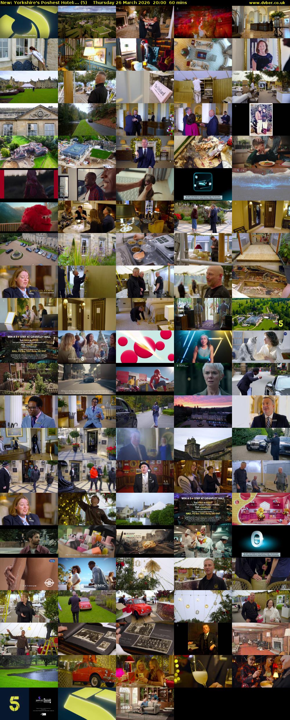 Yorkshire's Poshest Hotel:... (5) Thursday 26 March 2026 20:00 - 21:00