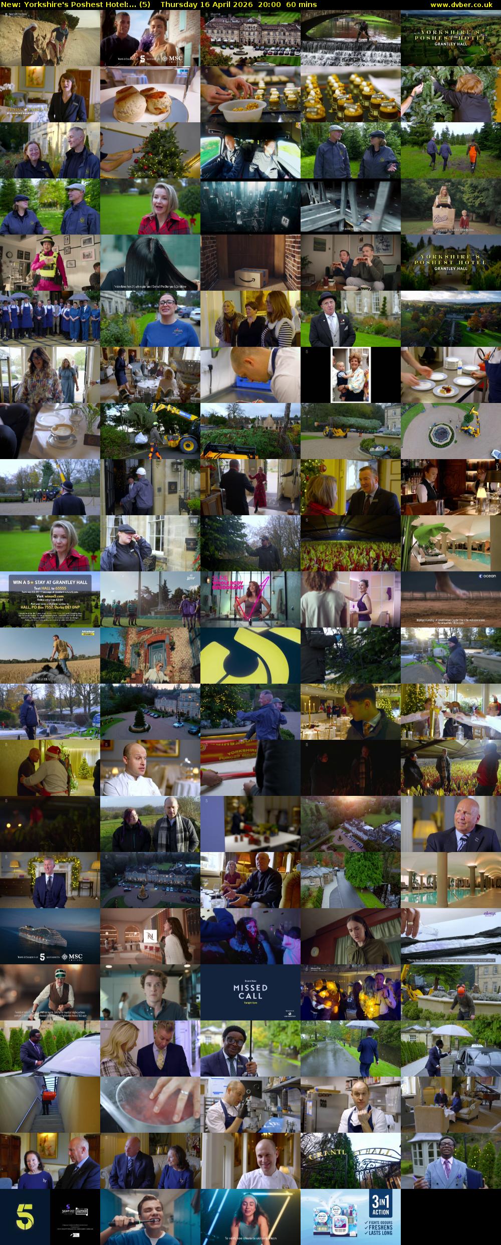 Yorkshire's Poshest Hotel:... (5) Thursday 16 April 2026 20:00 - 21:00