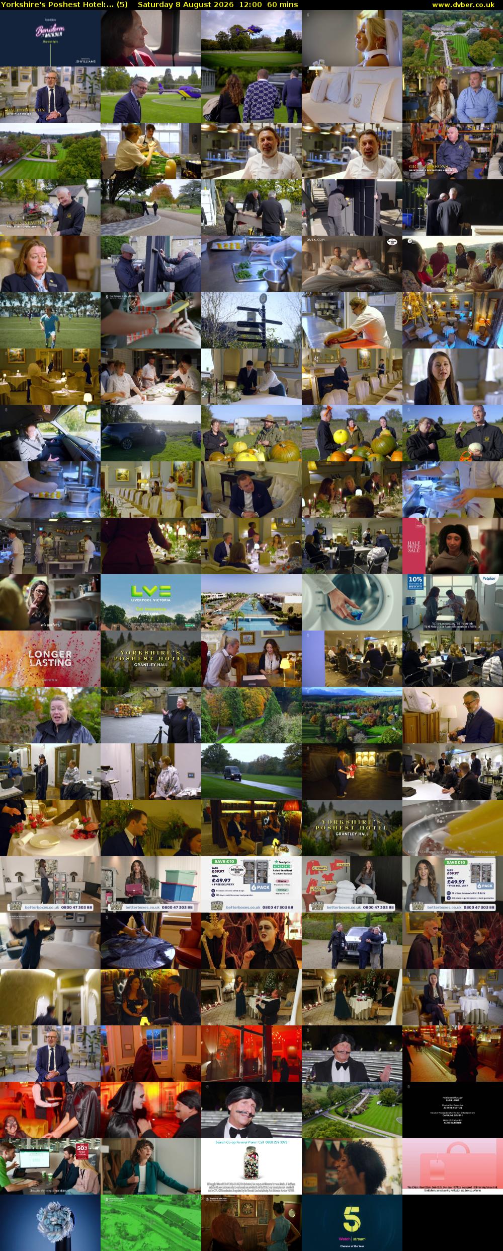 Yorkshire's Poshest Hotel:... (5) Saturday 8 August 2026 12:00 - 13:00