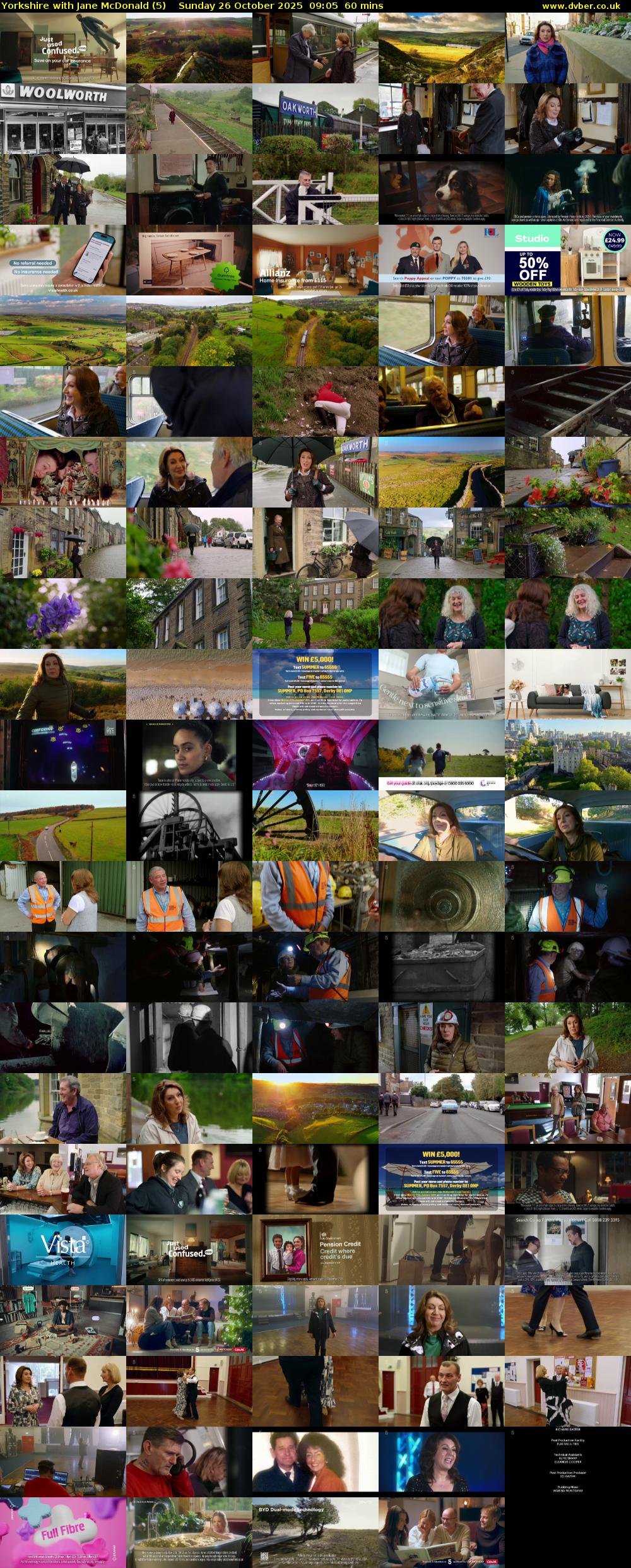 Yorkshire with Jane McDonald (5) Sunday 26 October 2025 09:05 - 10:05