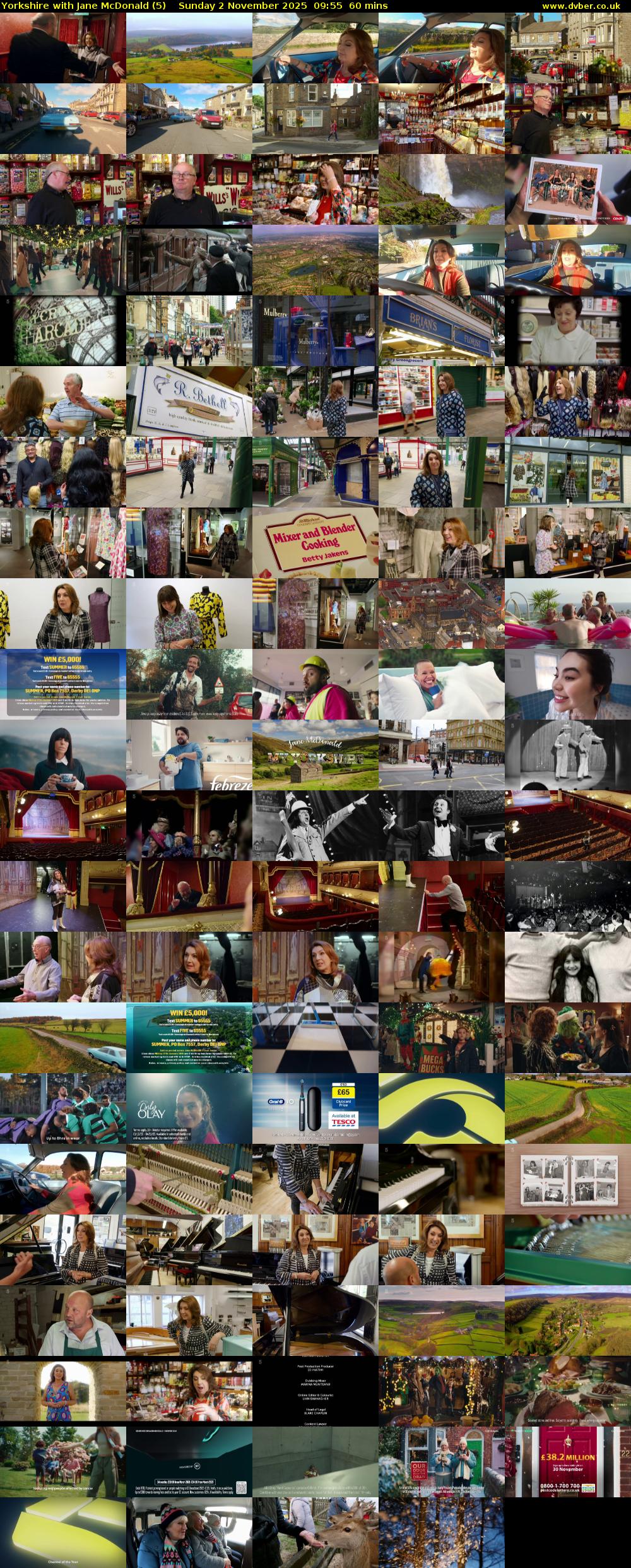 Yorkshire with Jane McDonald (5) Sunday 2 November 2025 09:55 - 10:55