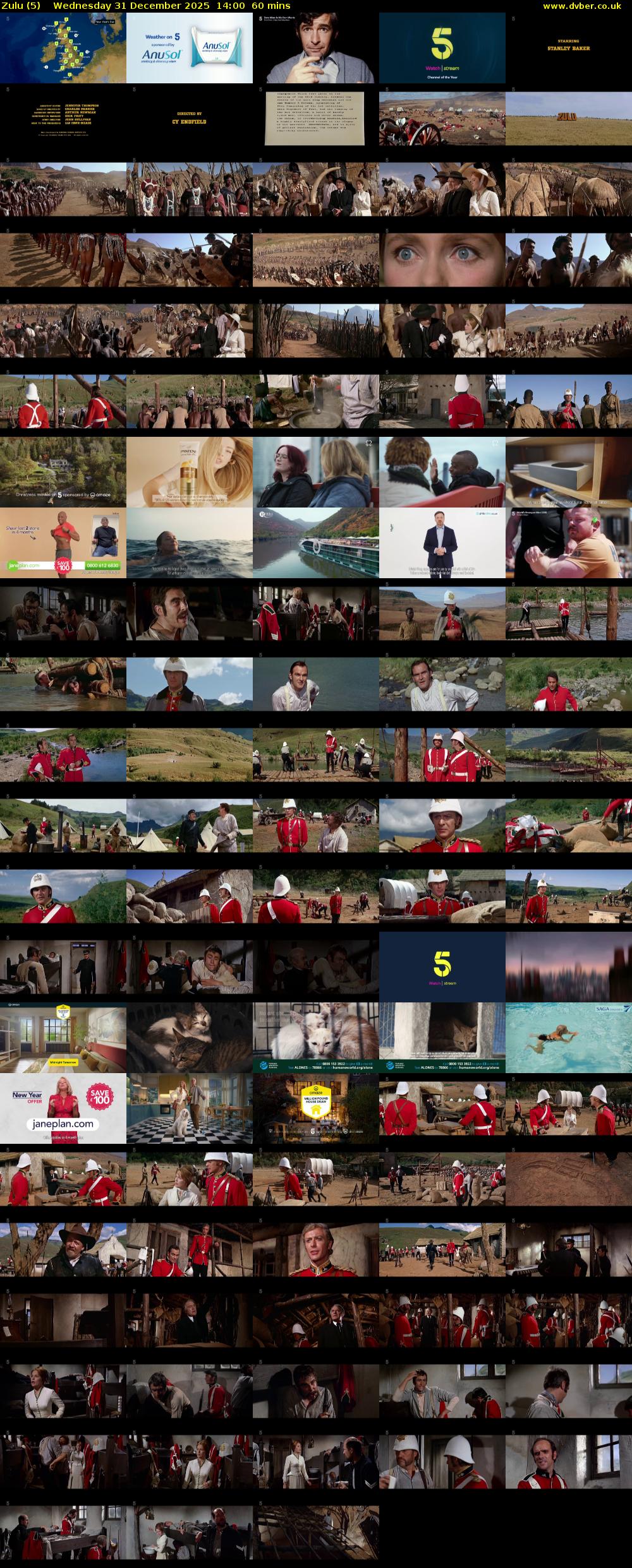 Zulu (5) Wednesday 31 December 2025 14:00 - 15:00