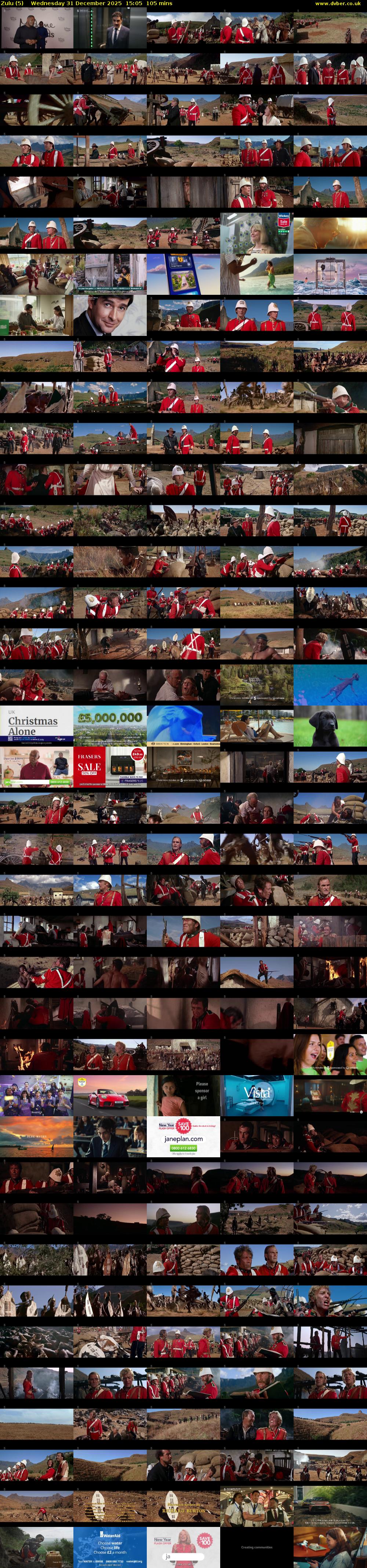 Zulu (5) Wednesday 31 December 2025 15:05 - 16:50