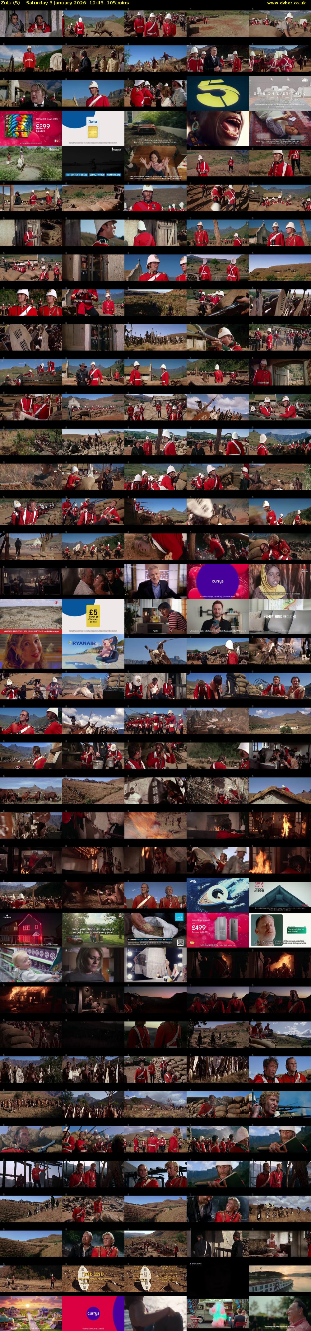 Zulu (5) Saturday 3 January 2026 10:45 - 12:30