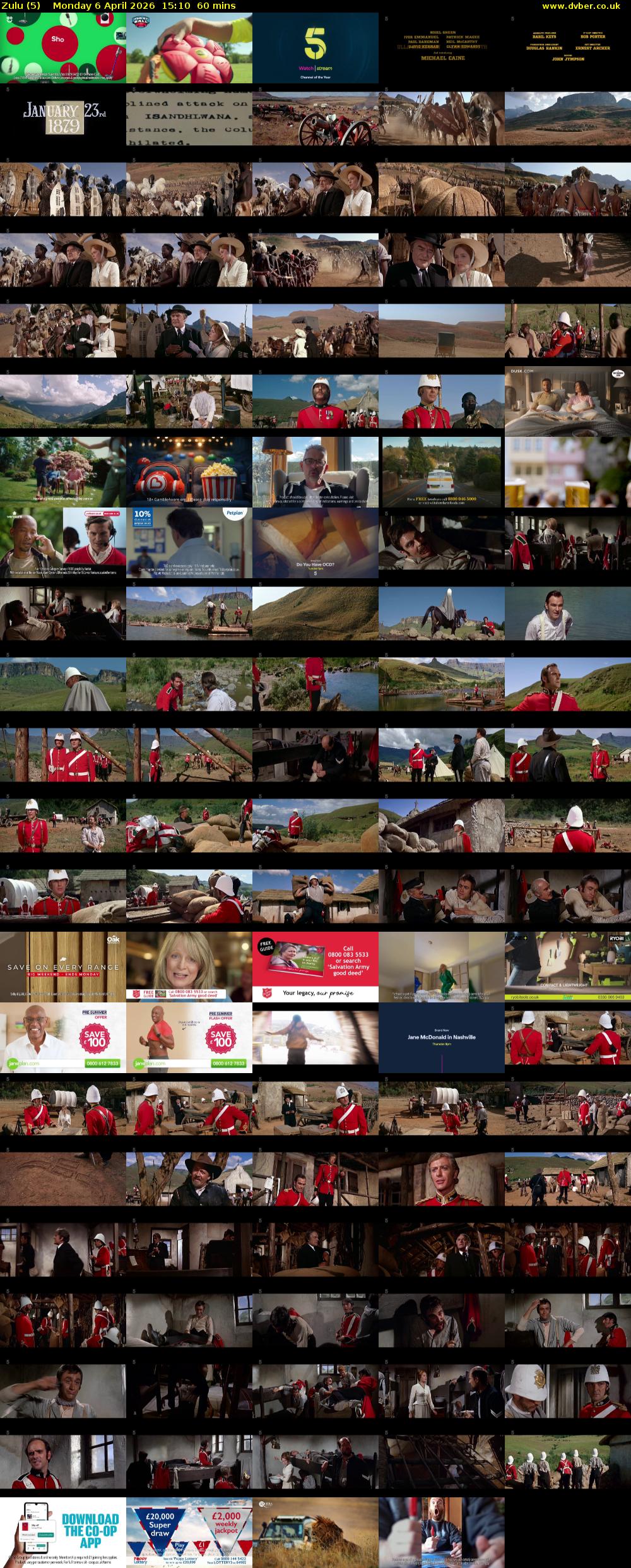 Zulu (5) Monday 6 April 2026 15:10 - 16:10