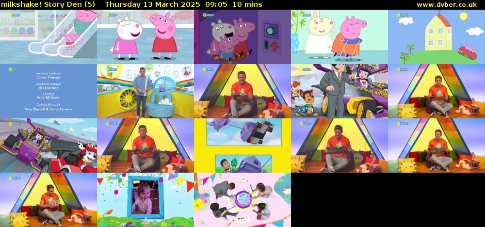 milkshake! Story Den (5) Thursday 13 March 2025 09:05 - 09:15